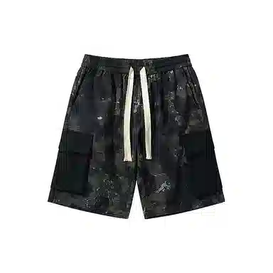 【dme】 美式潮流山系户外迷彩时尚运动宽松百搭五分休闲短裤 男女同款