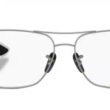 RayBan Original Metal Square Optical Frame Silver