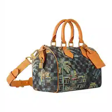 LOUIS VUITTON SpeedyBandoulire 25 Damier Palm Trees