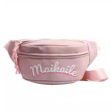 科物酷 高颜值时尚字母印花 尼龙布 胸包 女款 多色