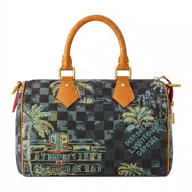 LOUIS VUITTON SpeedyBandoulire 25 Damier Palm Trees