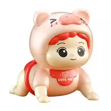 咕轹 电动爬娃 引导抬头训练 早教益智玩具