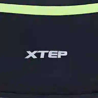 特步 运动轻便跑步手机包隐形腰带健身旅行贴身装备 锦纶 腰包 常规 男女同款情侣款 黑色