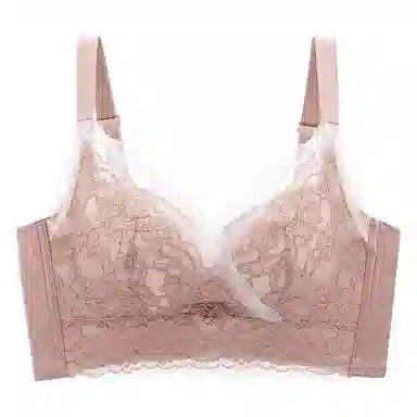 欧迪芬 透气蕾丝全包裹亲肤防下垂上托聚拢侧翼加高收副乳小胸显大文胸 女款