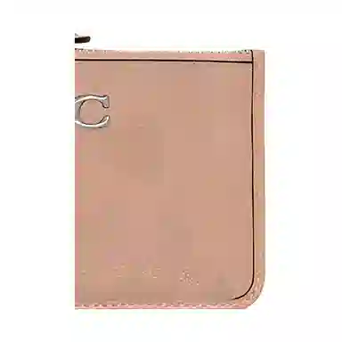 COACH Skinny Id Case 11 Silver Yellow