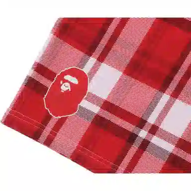 BAPE Check Gift Sweat Shorts