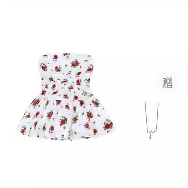 识恩 复古辣妹碎花抹胸 女款