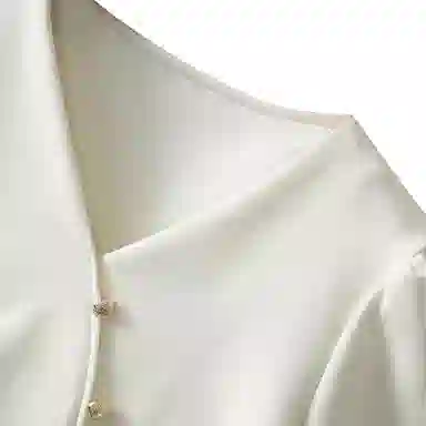 云妃秀 时髦休闲气质百搭合身显瘦短袖衬衫 女款