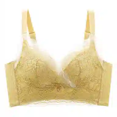 欧迪芬 透气蕾丝全包裹亲肤防下垂上托聚拢侧翼加高收副乳小胸显大文胸 女款