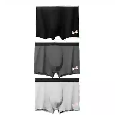 加菲猫家族 中腰透气舒适抗菌平角内裤 男款 组合装