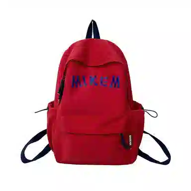 垣途者 韩版百搭大容量印花字母 复合布面料 双肩包 常规 男女同款情侣款 多色