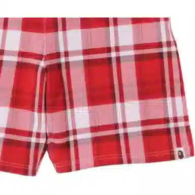 BAPE Check Gift Sweat Shorts