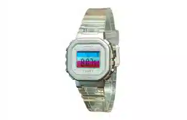 CASIO VINTAGE LA-20WHS-7A-Silver Aurora