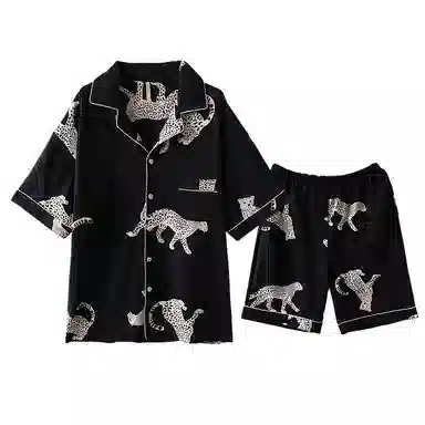 侘町 休闲舒适简约睡衣套装 男款