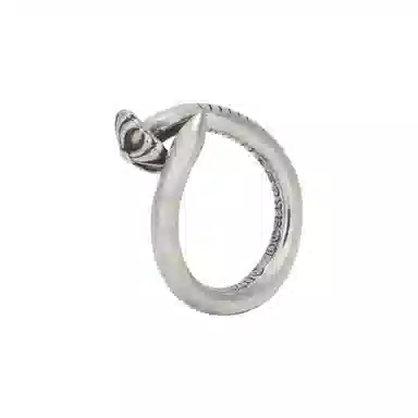 Chrome Hearts Cross Nail Ring Silver