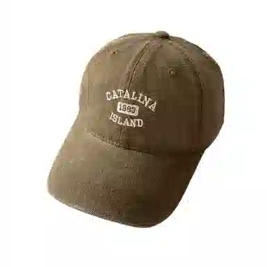 艾佳微 复古百搭遮阳户外 棉 鸭舌帽 男女同款情侣款