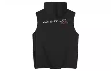 王者荣耀 美式基础款纯色字母坎肩潮宽松舒适户外运动日常通勤无龄感休闲百搭连帽无袖背心 梦奇款 男女同款