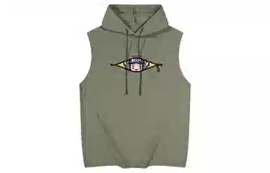 王者荣耀 美式简约趣味图案坎肩宽松舒适户外高街痞帅休闲百搭连帽无袖背心 男女同款