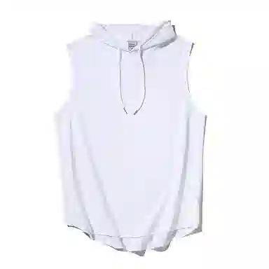 乱步 健身坎肩无袖锻炼篮球连帽外穿嘻哈街头宽松潮牌个性潮流背心 男女同款