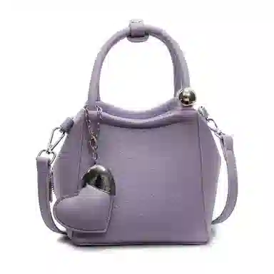 NOMK Litchi Texture Shoulder Bag