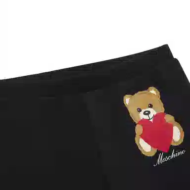 Moschino Casual Printed Pants Black Kids