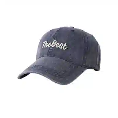 艾佳微 刺绣字母帽子软顶防晒棒球帽韩版百搭户外遮阳显脸小 棉 鸭舌帽 男女同款情侣款