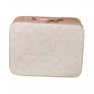 轻迎 带镜便携手提可爱旅行化妆箱