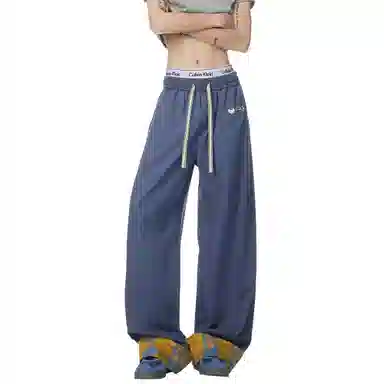 王者荣耀 美式高街个性时尚宽松舒适直筒休闲裤 男女同款