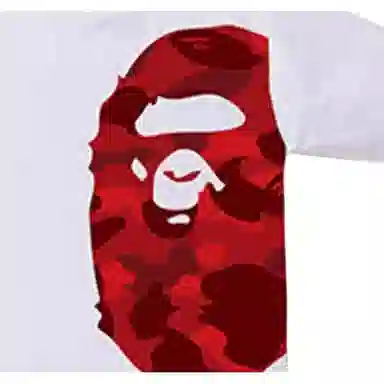BAPE Color Camo Side Big Ape Head Tee White