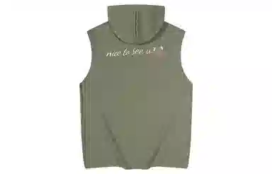 王者荣耀 美式基础款纯色字母坎肩潮宽松舒适户外运动日常通勤无龄感休闲百搭连帽无袖背心 梦奇款 男女同款