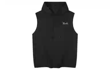 王者荣耀 美式基础款纯色字母坎肩潮宽松舒适户外运动日常通勤无龄感休闲百搭连帽无袖背心 梦奇款 男女同款