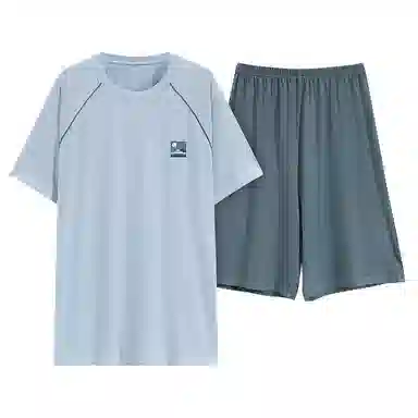 好福份 夏季情侣时尚柔软家居服睡衣套装 男女同款