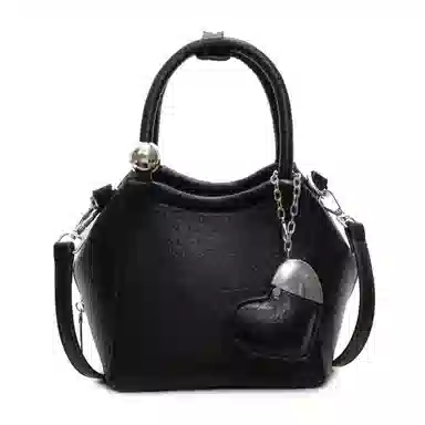 NOMK Litchi Texture Shoulder Bag