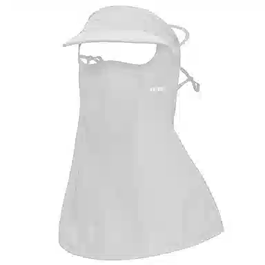 匹克 全面防护立体裁边亲肤透气弹力挂耳耳带调节自带帽檐户外运动出行 锦纶 防晒面罩 男女同款情侣款