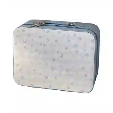 轻迎 带镜便携手提可爱旅行化妆箱