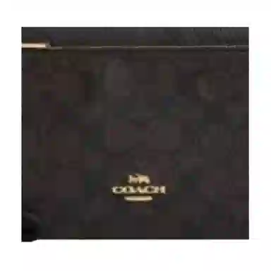 COACH Double Zip Wallet 21 Logo