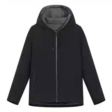 李生制造 两面穿时尚连帽运动休闲夹克 男款