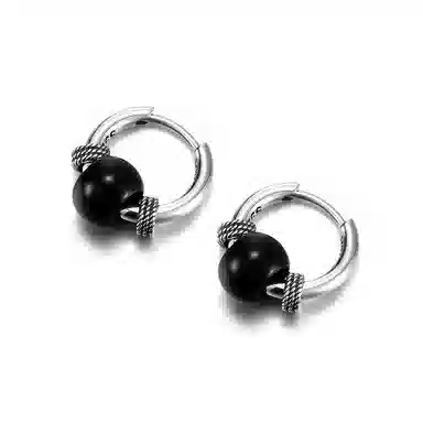 IDEAGEMER Simple Hoop Earrings 925 Silver