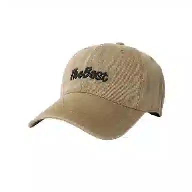 艾佳微 刺绣字母帽子软顶防晒棒球帽韩版百搭户外遮阳显脸小 棉 鸭舌帽 男女同款情侣款