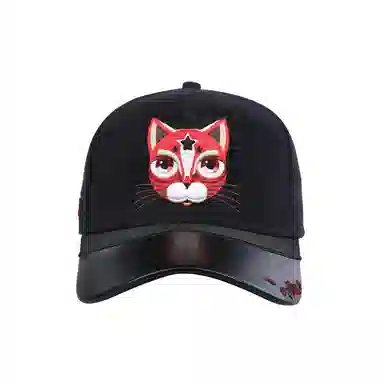 SWOFCARE Black Cat Embroidered Cap