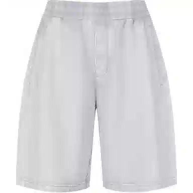 速写 夏季直筒宽松做旧水洗复古街头休闲短裤 男款