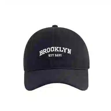 艾佳微 日系英文字母复古软顶加深显脸小显白户外遮阳 棉 鸭舌帽 男女同款情侣款