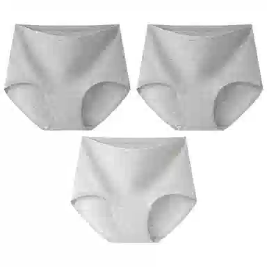 二三二三 纯色简约抑菌弹力三角防夹臀设计高腰加宽柔软亲肤内裤无痕高级舒适百搭时尚潮流日常通勤短裤 女款
