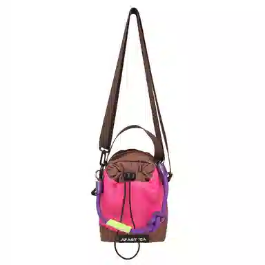 笛贝嘉 韩版时尚多巴胺休闲运动轻便水瓶包 尼龙 单肩斜挎手提手机包 男女同款情侣款 多色