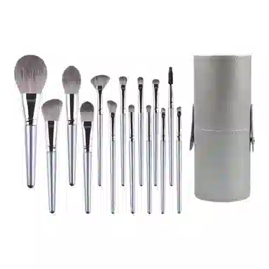 玛琪娜  银色化妆刷套装 柔软亲肤