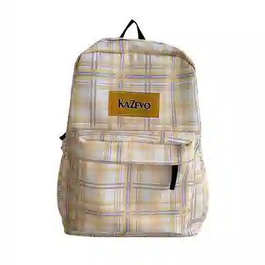 醇龙 简约轻便大容量 尼龙 双肩包 常规 女款 粉色/蓝色/黄色