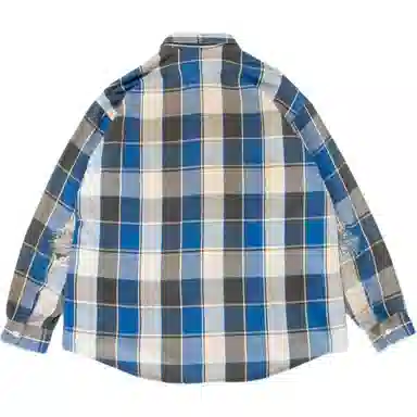 bowwow SS25 REPAIR AGEING FLANNEL SHIRTS