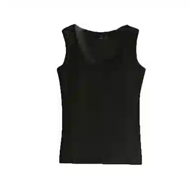 木清清 透气清爽亲肤户外休闲纯色可外穿显瘦圆领背心 女款