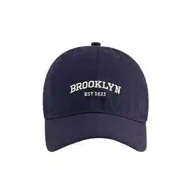 艾佳微 日系英文字母复古软顶加深显脸小显白户外遮阳 棉 鸭舌帽 男女同款情侣款