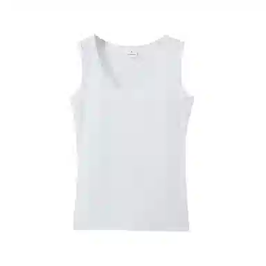 木清清 透气清爽亲肤户外休闲纯色可外穿显瘦圆领背心 女款